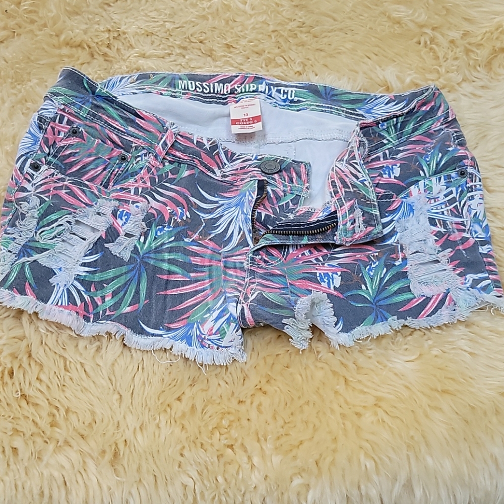 Mossimo supply Co tropical booty shorts... cute!